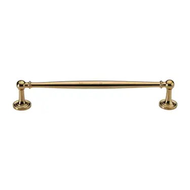 Click Here To Enlarge This Photo Of C2533 203-ULB Heritage Brass Cabinet Pull Colonial Design 203mm CTC Unlacquered Brass Finish