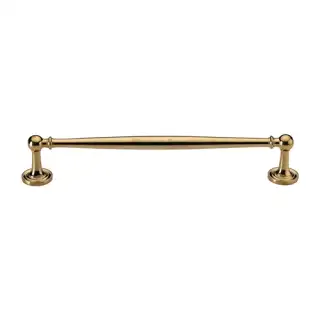 C2533 203-ULB Heritage Brass Cabinet Pull Colonial Design 203mm CTC Unlacquered Brass Finish