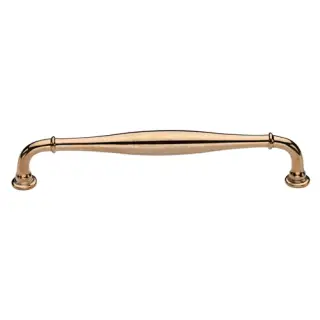 C3960 203-ULB Heritage Brass Cabinet Pull Henley Traditional Design 203mm CTC Unlacquered Brass Finish