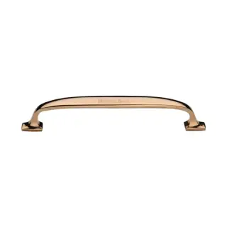 C7213 160-ULB Heritage Brass Cabinet Pull Durham Design 160mm CTC Unlacquered Brass Finish
