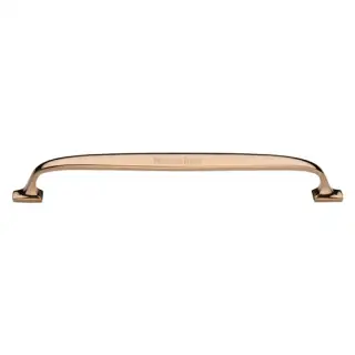 C7213 203-ULB Heritage Brass Cabinet Pull Durham Design 203mm CTC Unlacquered Brass Finish