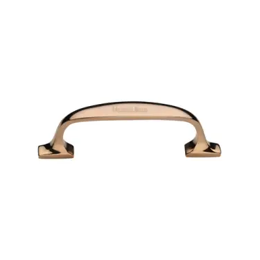 Click Here To Enlarge This Photo Of C7213 76-ULB Heritage Brass Cabinet Pull Durham Design 76mm CTC Unlacquered Brass Finish