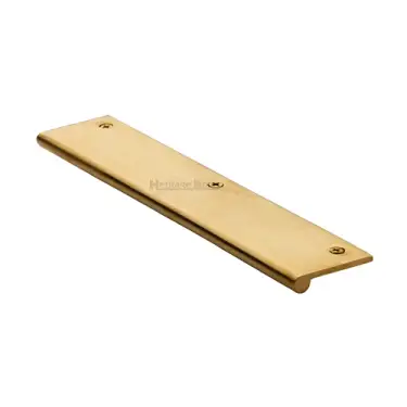 Click Here To Enlarge This Photo Of EP200-38-ULB Heritage Brass EP Edge Pull Cabinet Handle 200mm Unlacquered Brass finish