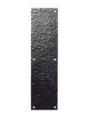 FF75 - Zoo Hardware Foxcote Foundries Finger Plate &lpar;292mm x 75mm&rpar; Black Antique