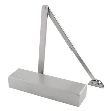 Click Here To Enlarge This Photo Of Eclipse 28903 101 Series Adjustable Size 3-6 Overhead Door Closer with Backcheck - Satin Nickel