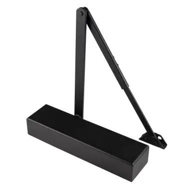 Click Here To Enlarge This Photo Of Eclipse 28904 101 Series Adjustable Size 3-6 Overhead Door Closer with Backcheck - Matt Black