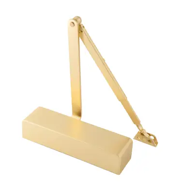 Click Here To Enlarge This Photo Of Eclipse 28981 93 Series Adjustable Size 2-4 Overhead Door Closer with Backcheck - Satin Brass