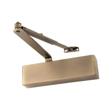Click Here To Enlarge This Photo Of Eclipse 28982 93 Series Adjustable Size 2-4 Overhead Door Closer with Backcheck - Matt Antique Brass