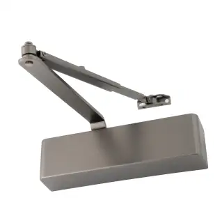Eclipse 28983 93 Series Adjustable Size 2-4 Overhead Door Closer with Backcheck - Dark Bronze