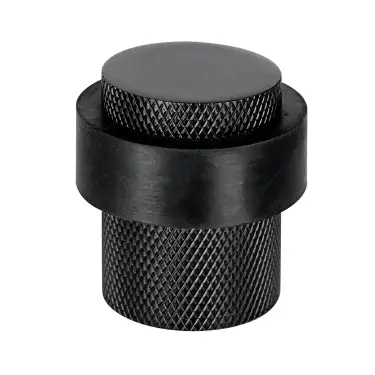 Click Here To Enlarge This Photo Of Eclipse 63761 30mm Knurled Floor Door Stop - Matt Black
