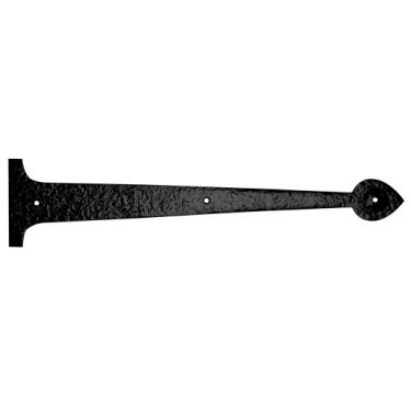 Click Here To Enlarge This Photo Of FF87 - Zoo Hardware Foxcote Foundries 18" &lpar;457mm&rpar; Hinge Fronts - Black Antique &lpar;to be used in conjunction with ordinary hinges&rpar;