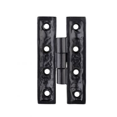 Click Here To Enlarge This Photo Of FF88 - Zoo Hardware Foxcote Foundries H' Hinge 83mm x 45mm &lpar;Single&rpar; Black Antique