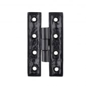 FF88 - Zoo Hardware Foxcote Foundries H' Hinge 83mm x 45mm &lpar;Single&rpar; Black Antique