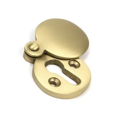 Click Here To Enlarge This Photo Of 52452 From The Anvil Satin Brass 30mm Round Escutcheon