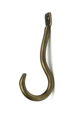 Click Here To Enlarge This Photo Of 52214 From The Anvil Burnished Brass Anchor Coat Hook