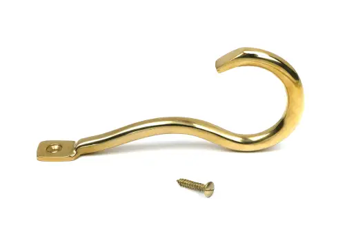 Click Here To Enlarge This Photo Of 52209 From The Anvil Polished Brass Anchor Coat Hook