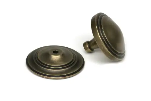 Click Here To Enlarge This Photo Of 52160 From The Anvil Burnished Brass Art Deco Centre Door Knob