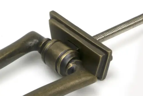 Click Here To Enlarge This Photo Of 52167 From The Anvil Burnished Brass Slimline Art Deco Door Knocker