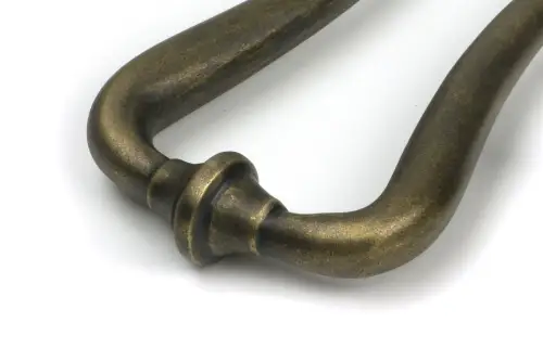 Click Here To Enlarge This Photo Of 52167 From The Anvil Burnished Brass Slimline Art Deco Door Knocker