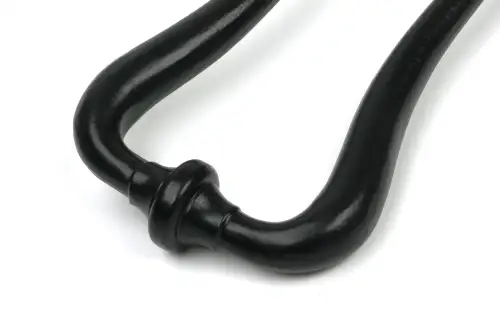 Click Here To Enlarge This Photo Of 52535 From The Anvil Matt Black Slimline Art Deco Door Knocker