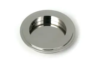 52507 From The Anvil Polished Marine SS &lpar;316&rpar; 75mm Art Deco Round Pull