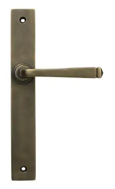 Click Here To Enlarge This Photo Of 52432 From The Anvil Burnished Brass Avon Slimline Lever Latch Set