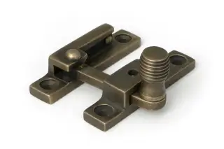 52359 From The Anvil Burnished Brass Beehive Quadrant Fastener - Narrow