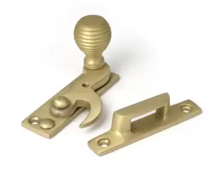 52366 From The Anvil Satin Brass Beehive Sash Hook Fastener