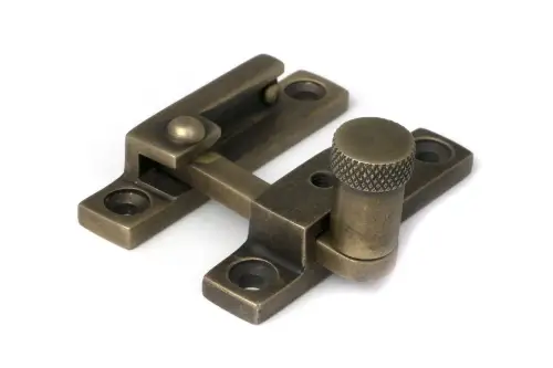 Click Here To Enlarge This Photo Of 52357 From The Anvil Burnished Brass Brompton Quadrant Fastener - Narrow