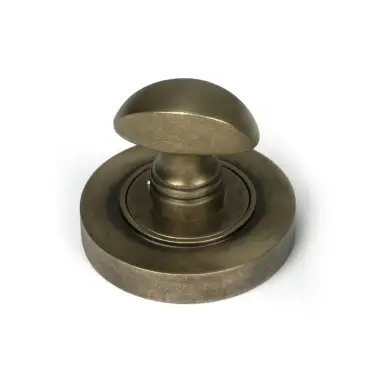 Click Here To Enlarge This Photo Of 52464 From The Anvil Burnished Brass Round Thumbturn Set &lpar;Plain&rpar;