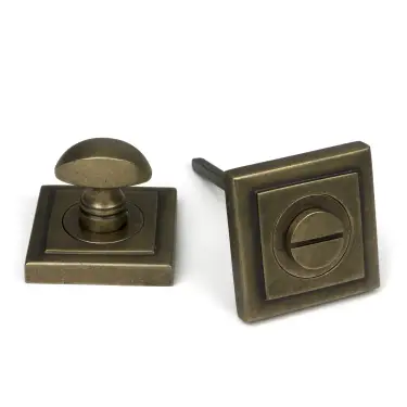 Click Here To Enlarge This Photo Of 52467 From The Anvil Burnished Brass Round Thumbturn Set &lpar;Square&rpar;