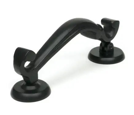 Click Here To Enlarge This Photo Of 52534 From The Anvil Matt Black Doctors Door Knocker