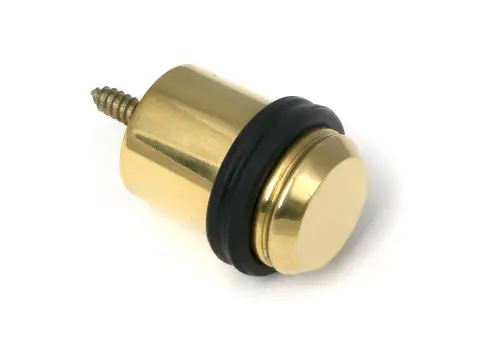 Click Here To Enlarge This Photo Of 52469 From The Anvil Polished Brass Floor Mounted Door Stop