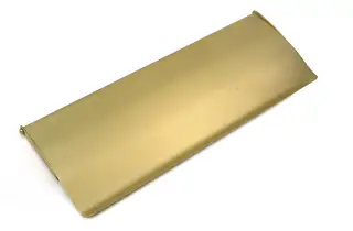52414 From The Anvil Satin Brass Large Letter Plate Cover
