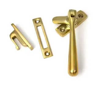 52151 From The Anvil Polished Brass Locking Newbury Fastener