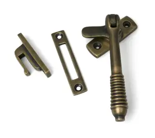52318 From The Anvil Burnished Brass Locking Reeded Fastener