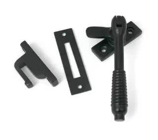 52529 From The Anvil Matt Black Locking Reeded Fastener