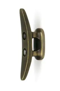 52244 From The Anvil Burnished Brass Marine Cleat Hook