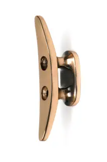 52246 From The Anvil Polished Bronze Marine Cleat Hook