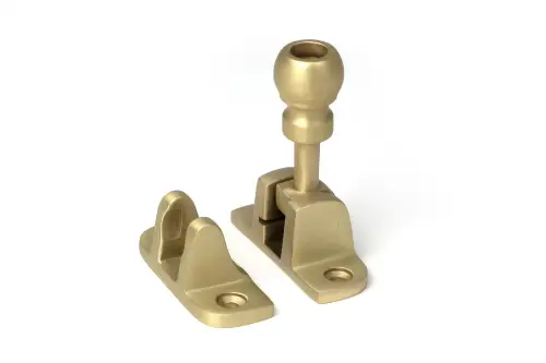 Click Here To Enlarge This Photo Of 52348 From The Anvil Satin Brass Mushroom Brighton Fastener &lpar;Radiused&rpar;