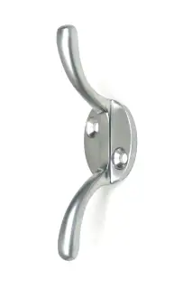 52251 From The Anvil Satin Chrome Newbury Cleat Hook
