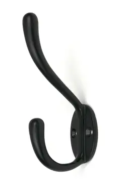 Click Here To Enlarge This Photo Of 52217 From The Anvil Matt Black Newbury Hat & Coat Hook