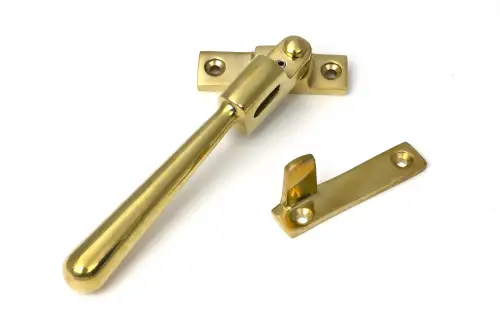 Click Here To Enlarge This Photo Of 52152 From The Anvil Polished Brass Night-Vent Locking Newbury Fastener