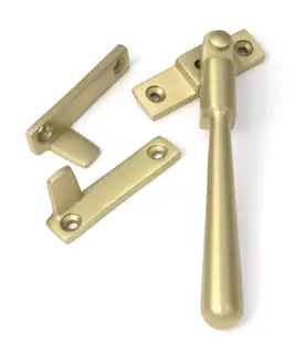 52316 From The Anvil Satin Brass Night-Vent Locking Newbury Fastener