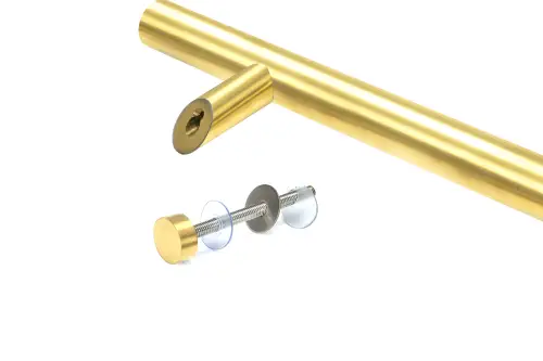 Click Here To Enlarge This Photo Of 52621 From The Anvil Aged Brass &lpar;316&rpar; 0&period;9m Offset T Bar Handle Bolt Fix 32mm &Oslash;
