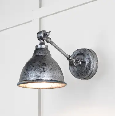 Click Here To Enlarge This Photo Of 49754 From The Anvil Pewter Brindley Wall Light