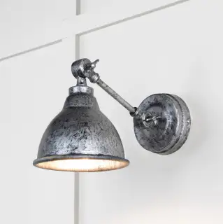 49754 From The Anvil Pewter Brindley Wall Light