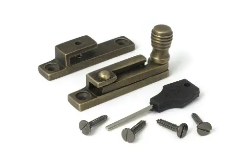 Click Here To Enlarge This Photo Of 52358 From The Anvil Burnished Brass Prestbury Quadrant Fastener - Narrow