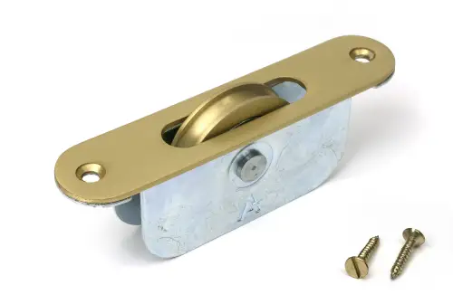 Click Here To Enlarge This Photo Of 52398 From The Anvil Satin Brass Radiused Sash Pulley 75kg