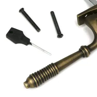 Click Here To Enlarge This Photo Of 52307 From The Anvil Burnished Brass Reeded Espag - RH